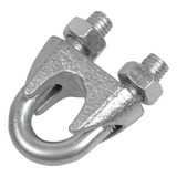 Kit Clips Grampo Para Cabo De Aço 3/8 10mm - 50 Unidades
