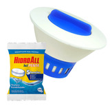 Kit Clorador Flutuante Limpeza Piscina 1 Pastilha Cloro