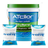 Kit Cloro Para Piscina 10kg E Pastilha De Cloro Atcllor 200g
