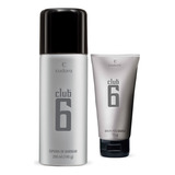 Kit Club 6 Espuma De Barbear 200ml Balm Pós barba 75g