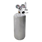 Kit Co2 C Cilindro De Aço 4kg E 1 Saída P Aquário