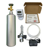 Kit Co2 P Aquário Plantado Cilindro De Aço 1kg C 1 Saída