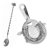 Kit Coador Strainer   Colher Bailarina Gin Cocktail Drinks