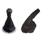 Kit Coifa Cambio Freio Mão Saveiro G3 01 02 03 04 05 Couro
