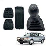 Kit Coifa Manopla Cambio Sanfona capa Pedal Gol Quadrado