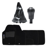 Kit Coifa Manopla Câmbio Tapete Gol G4 2005 2006 2007 2008