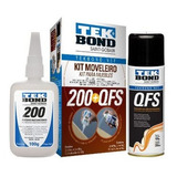 Kit Cola Instantânea Para Mdf 200g Catalizador Tekbond