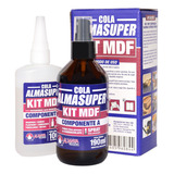 Kit Cola Instantânea Para Mdf Catalizador 100g Almasuper