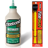 Kit Cola P Madeira Ultimate 3 Pincel De Silicone Titebond