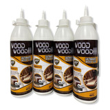 Kit Cola Para Madeira Wood Wood 3 497g 4 Unidades