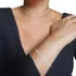 Kit Colar E Pulseira Riviera Cravejado Folheado A Prata 925