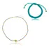 Kit Colar E Pulseira  Smile Preto Tendência Estilo Ney Zé