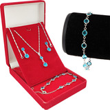 Kit Colar Feminino Pulseira