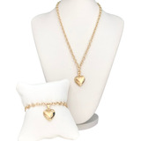 Kit Colar Pulseira Elo