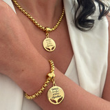 Kit Colar Pulseira Pingente