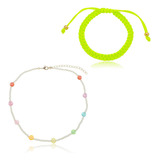 Kit Colar Smiles Perolas