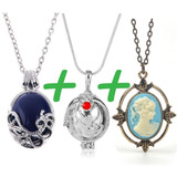 Kit Colar Vampire Diaries Elena Katherine Pierce Camafeu