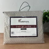 Kit Colcha Siena Cobre Leito Casal 3 Peças Roupa De Cama
