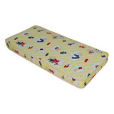Kit Colchão Berço Chiqueirinho 60x90 Travesseiro Baby Nasa