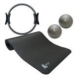 Kit Colchonete 2 Toning Balls 0 5kg Anel Pilates Dafoca