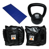 Kit Colchonete Azul caneleira