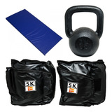 Kit Colchonete Azul caneleira