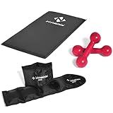 Kit Colchonete Halteres 2kg Caneleiras 2kg Academia Fitness Musculação