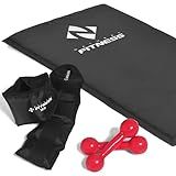 Kit Colchonete Halteres 3kg Caneleiras 3 Kg Academia Fitness Musculação