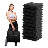 Kit Colchonete Para Treino Dobrável Yoga Tapete Academia 10u