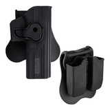 Kit Coldre Destro G17 Porta Carregador Glock Cytac