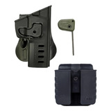 Kit Coldre G3 Toro Externo Tático Porta Carregador Duplo