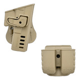 Kit Coldre Glock G17 G19 G21 G22 Tan Prf Gen5 Port Carr Dup