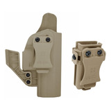 Kit Coldre Velado Beretta Apx Porta Carregador Universal