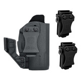 Kit Coldre Velado G2c 2 Porta Carregador Universal Preto