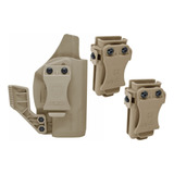 Kit Coldre Velado G2c Canhoto 2 Porta Carregador Universal