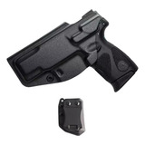 Kit Coldre Velado G2c Porta Carregador Kydex Canhoto Taurus