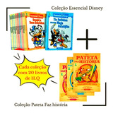 Kit Coleções Essencial Disney + Pateta Faz História 40 Vol.