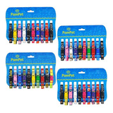 Kit Coleira Cartela Cachorro Atacado Pet Shop 40 Cor Sortida Variado Tamanho Da Coleira P