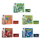 Kit Coletânea 5 Jogos Pokemon Game Boy Advance - Lacrados