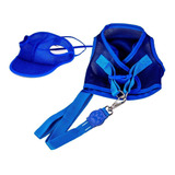 Kit Colete Aerado Com Velcro E Boné Aerado Azul P