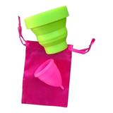 Kit Coletor Menstrual Ecológico Copo Esterilizador Silicone