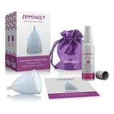 Kit Coletor Menstrual Feminist 28ml E Higienizador Spray