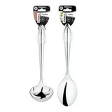 Kit Colher E Concha Inox Para Servir Linha Restaurante Hotel