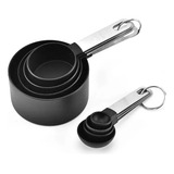 Kit Colheres Medição Medidores Colher Copo Em Aço Inox 8 Un