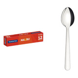 Kit Colheres Para Chá Tramontina Malibu Em Aço Inox 12 Peças