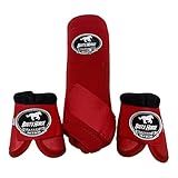 KIT COLOR BOOTS HORSE CLOCHE E CANELEIRA Cor Vermelho