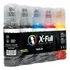 Kit Colorido 5x70ml Tinta X-full Compatível Com L3250 L4150 Tinta Preto Ciano Amarelo Magenta