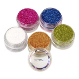 Kit Colormake Glitter Pó Com Potes De 3g Cada Torre Glitter