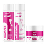 Kit Colors Shampoo Condicionador Máscara 300ml Color Paiolla
