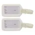 Kit Com 02 Etiquetas Tag Para Identificação De Mala Bagagens